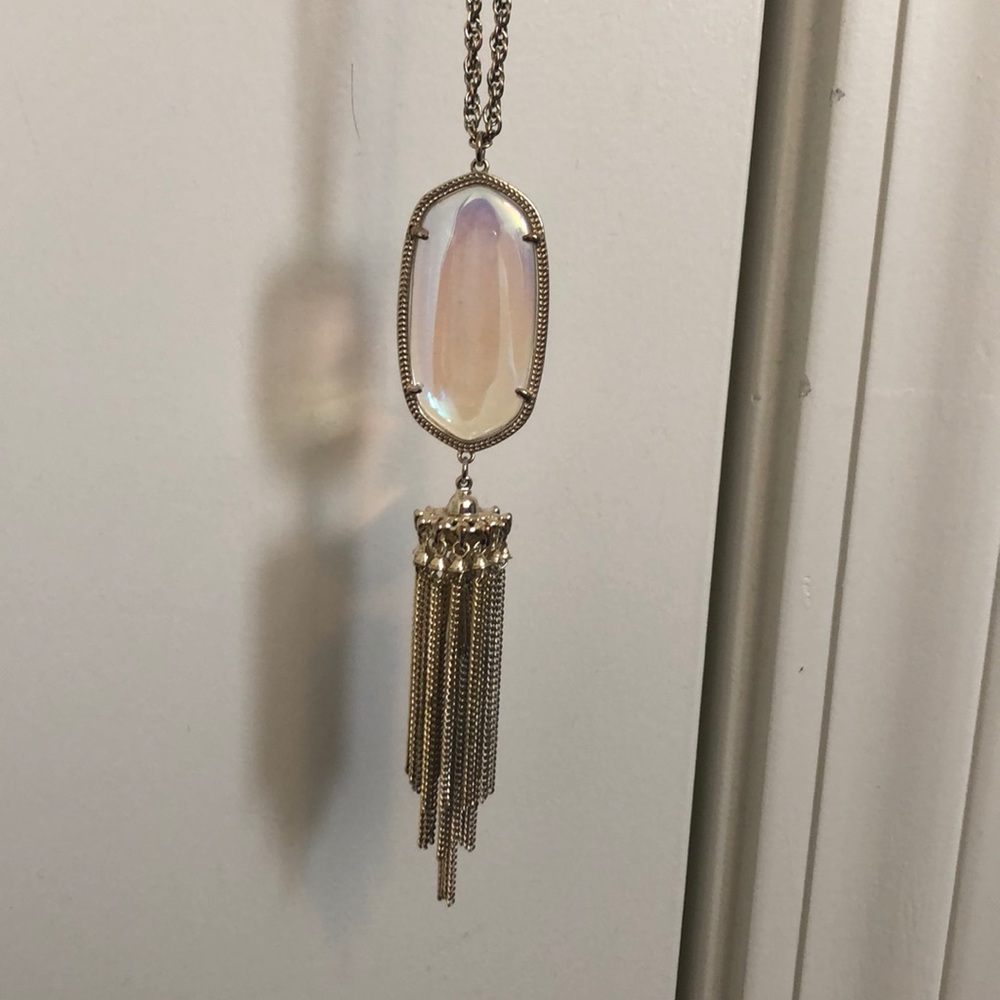 RARE Kendra Scott Iridescent Rayne Necklace